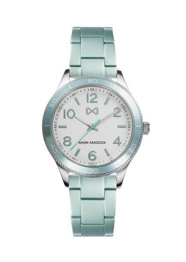 Relógio feminino Mark Maddox MM7131-04 verde