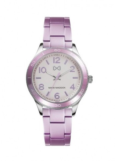 Relógio feminino Mark Maddox MM7131-74 roxo