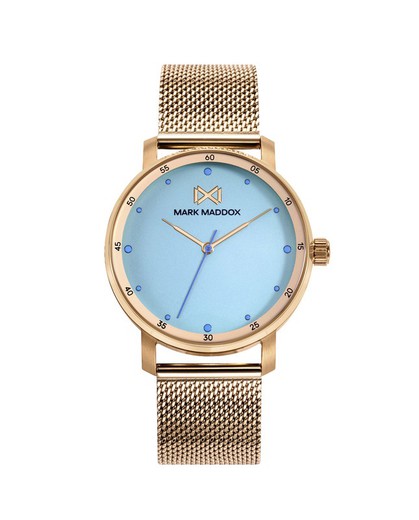 Mark Maddox Ladies Watch MM7155-67 Gold Mat