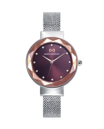 Mark Maddox Montre Femme MM7158-77 Acier Mat