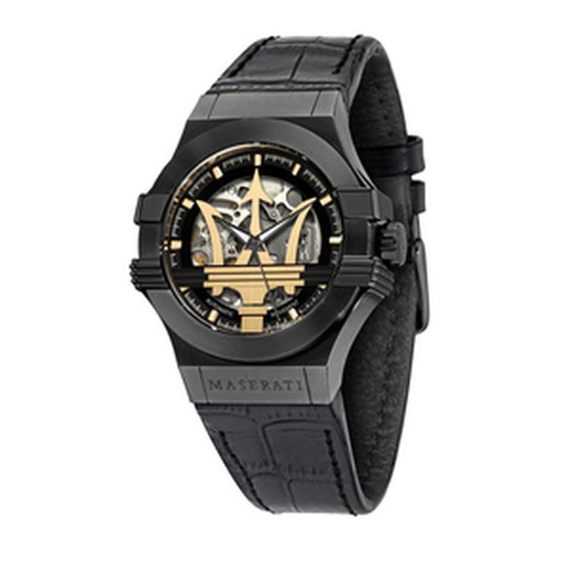Maserati Men's Watch R8821108036 POTENZA Black Leather