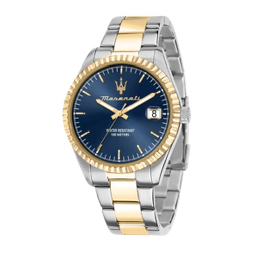 Reloj Maserati Hombre R8853100027 COMPETIZIONE Bicolor Plateado Dorado