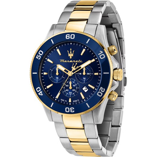 Reloj Maserati Hombre R8873600006 Bicolor Dorado