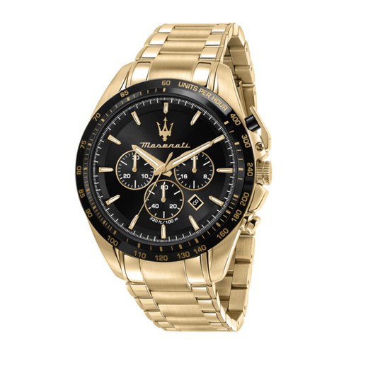 Ανδρικό ρολόι Maserati R8873612041 TRAGUARDO Gold