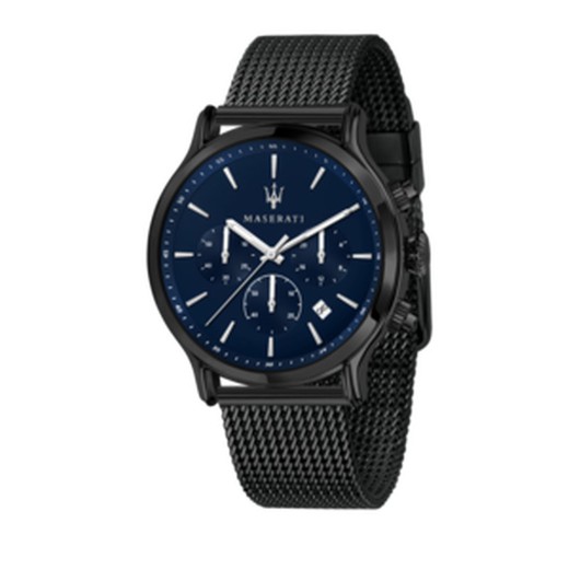 Ανδρικό ρολόι Maserati R8873618008 EPOCA Μαύρο Ματ