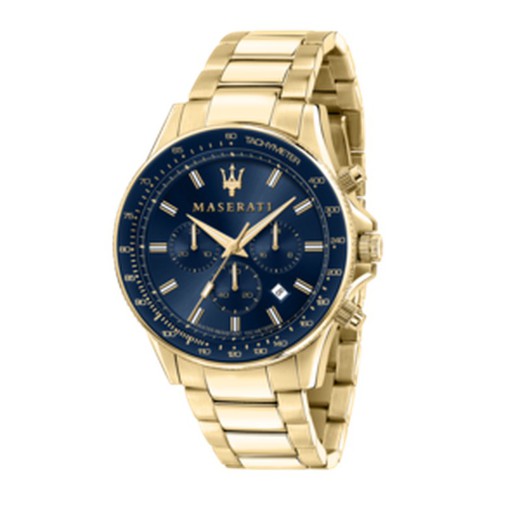 Ανδρικό ρολόι Maserati R8873640008 SFIDA Gold