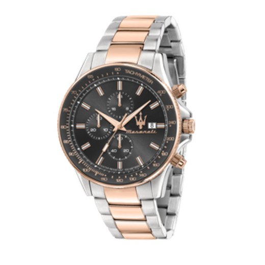Maserati Men's Watch R8873640014 SFIDA Bicolor Silver Pink