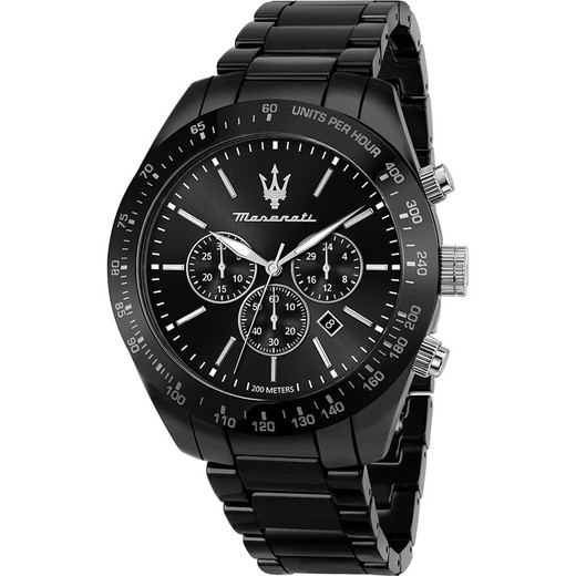 Relógio masculino Maserati R8873650001 aço preto