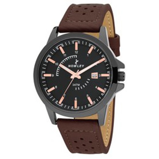 Nowley Man Watch 8-0008-0-2 Brown Leather