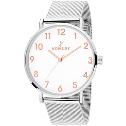 Nowley Herenhorloge 8-0022-0-3 Staal Mat