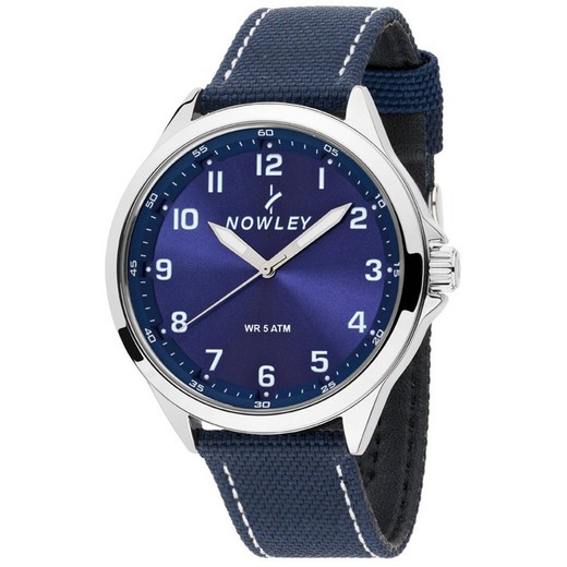 Reloj Nowley Hombre 8-0028-0-5 Piel Azul