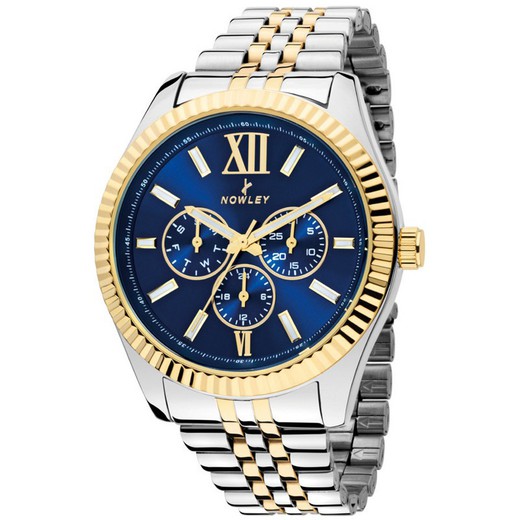 Reloj Nowley Hombre 8-0084-0-0 Acero Bicolor Dorado