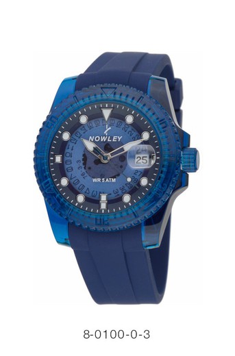 Orologio da uomo Nowley 8-0100-03 Blu sportivo