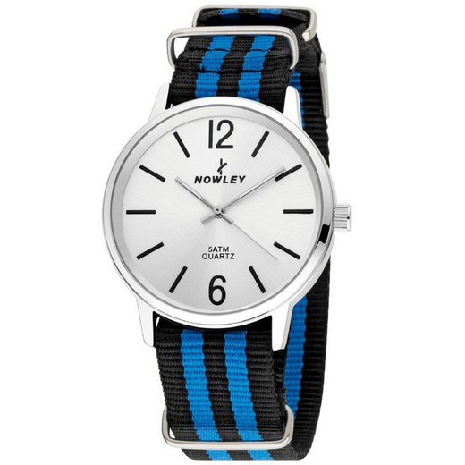 Zegarek męski Nowley 8-5538-0-1 Niebiesko-czarny materiał