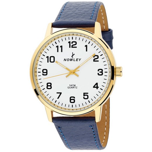 Reloj Nowley Hombre 8-5540-0-C4 Piel Azul