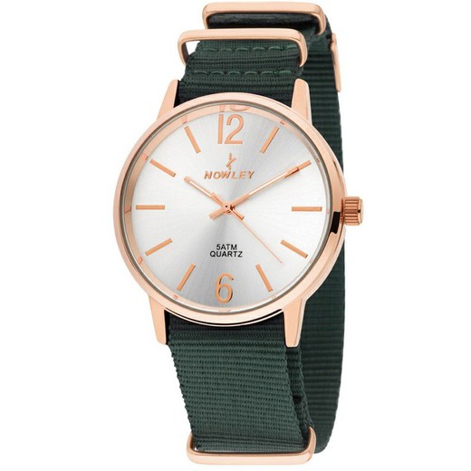 Relógio masculino Nowley 8-5573-0-12 Tecido Verde