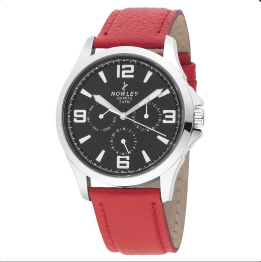 Nowley Men's Watch 8-5575-0-7 Red Leather