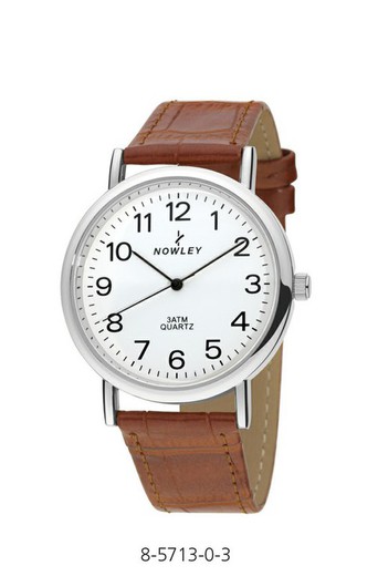 Nowley Men's Watch 8-5716-0-3 Brown Leather