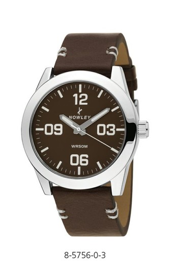 Nowley Men's Watch 8-5756-0-3 Brown Leather