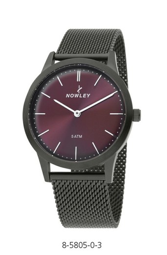 Reloj Nowley Hombre 8-5805-0-3 Malla Esterilla Negro