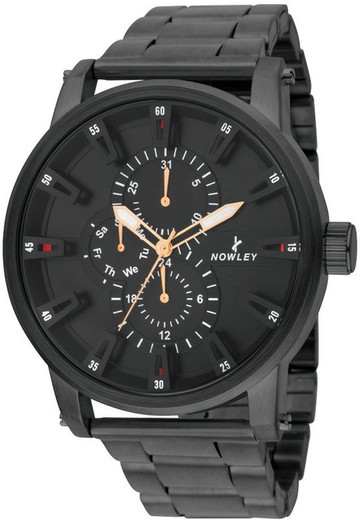 Relógio masculino de Nowley 8-5920-0-0 Preto