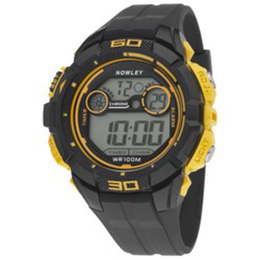 Nowley Herenhorloge 8-6234-0-1 Sport Zwart