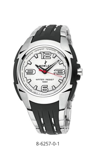 Ανδρικό ρολόι Nowley 8-6257-0-1 Λευκό μαύρο