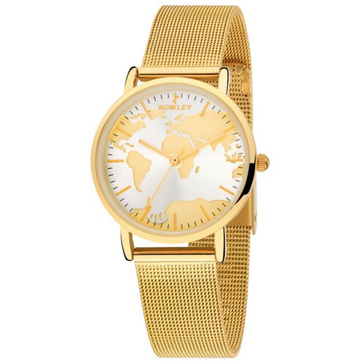 Reloj Nowley Mujer 8-0017-0-0 Dorado Esterilla