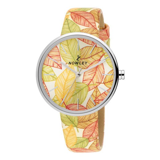 Nowley Women's Watch 8-0056-0-4 Multicolor Flowers.