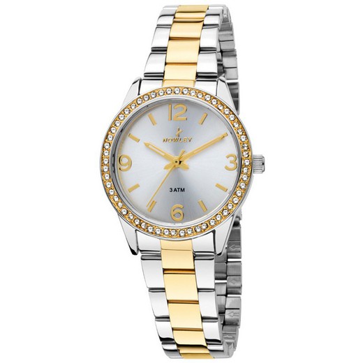 Reloj Nowley Mujer 8-0074-0-0 Acero Bicolor Dorado