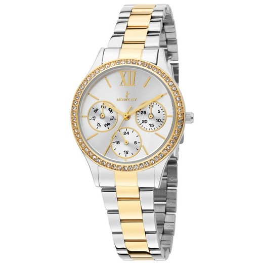 Reloj Nowley Mujer 8-0077-0-0 Acero Bicolor Dorado