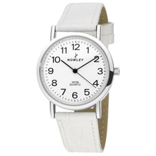 Reloj Nowley Mujer 8-5714-0-6 Piel Blanco