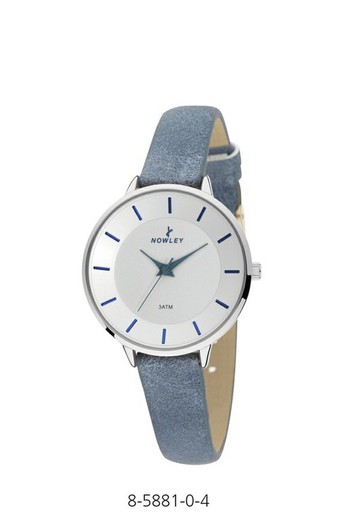 Montre Femme Nowley 8-5881-0-4 Cuir Bleu