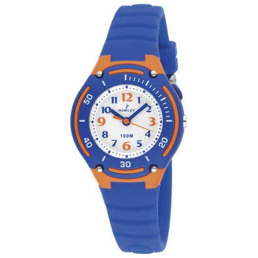 Reloj Nowley Niño 8-6283-0-1 Sport Azul Bicolor Naranja
