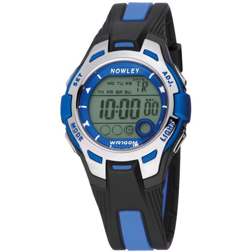 Reloj Nowley Niño 8-6301-0-2 Sport Negro Bicolor Azul