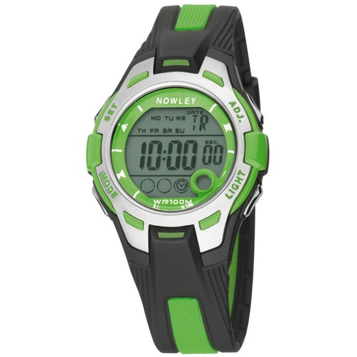 Reloj Nowley Niño 8-6301-0-4 Sport Negro Bicolor Verde