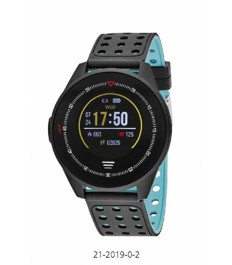 Reloj Nowley Smartwatch 21-2019-0-2 Sport Negro Azul