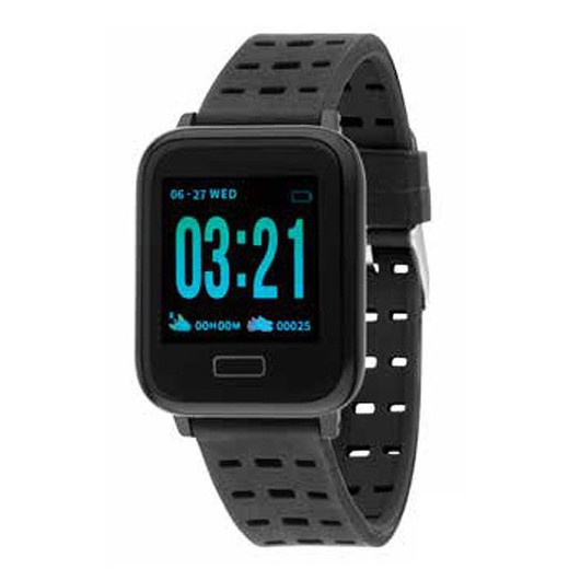 Nowley Smartwatch 21-2023-0-4 Sportowy czarny zegarek