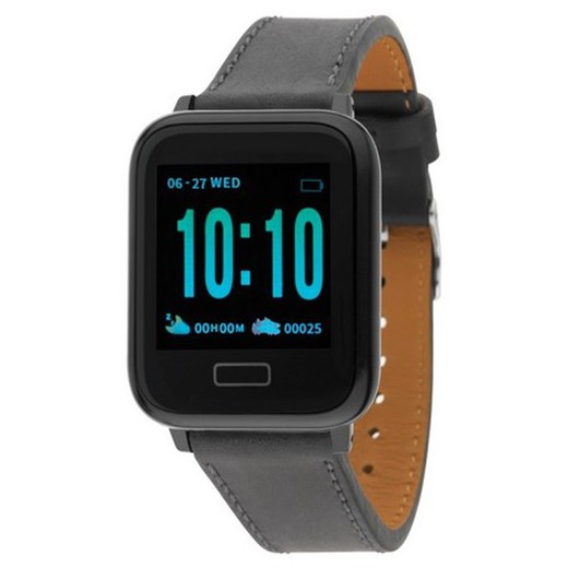 Nowley Smartwatch 21-2027-0-1 Gray Leather