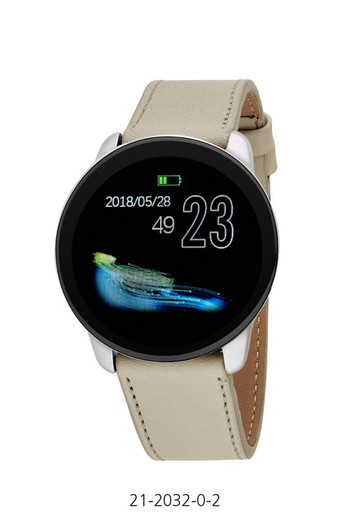 Nowley Smartwatch 21-2032-0-2 couro bege