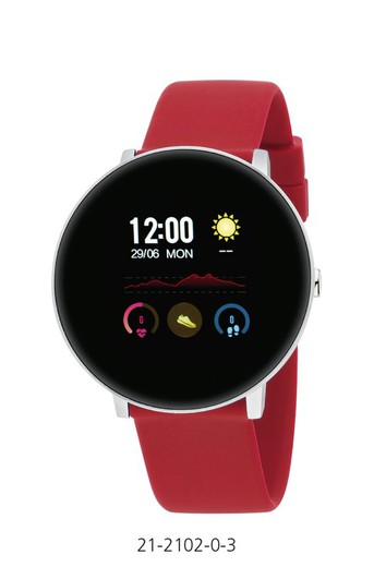 Reloj Nowley Smartwatch 21-2102-0-3 Sport Rojo