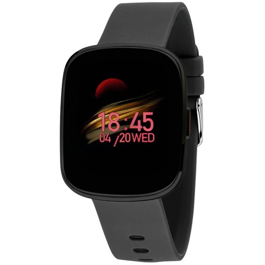 Nowley Smartwatch 21-2202-0-6 Sportzwart horloge