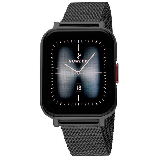 Reloj Nowley Smartwatch 21-2204-0-2 Esterilla Negro