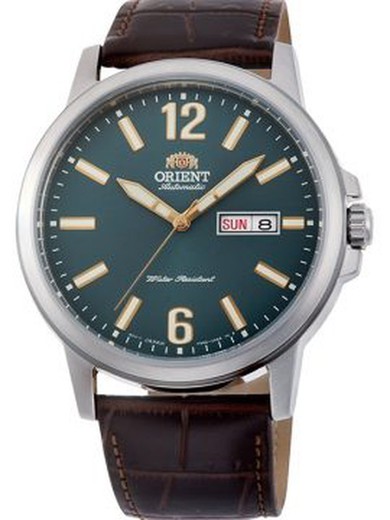 Orient Man Watch AA0C06E19B Automatic Brown Leather