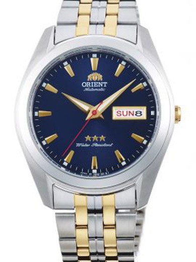 Reloj Orient Hombre AB0029L19B Automático Bicolor Plateado Dorado