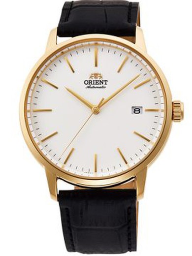 Orient Man Horloge AC0E03S10B Automatisch Leer Zwart