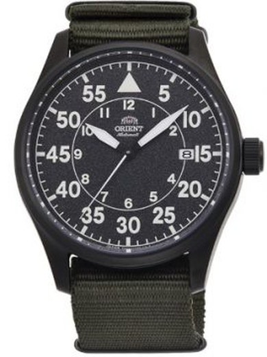 Orient Herrenuhr AC0H02N10B Automatik Nylon Grün