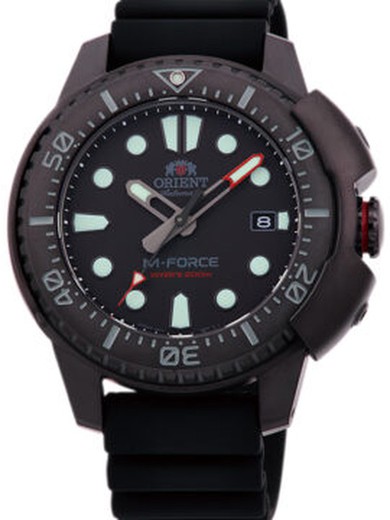 Ανδρικό ρολόι Orient AC0L03B00B Automatic Sport Μαύρο