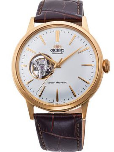 Orient herenhorloge AG0003S10B automatisch bruin leer