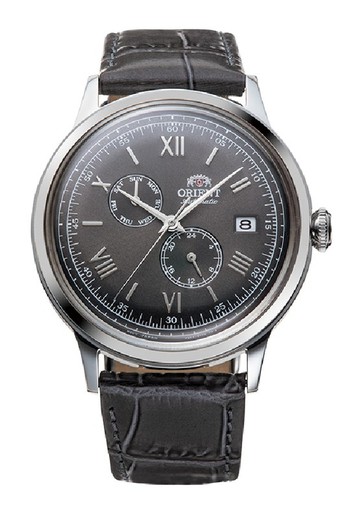 Ρολόι Orient Man Automatic RA-AK0704N10B Μαύρο Δερμάτινο